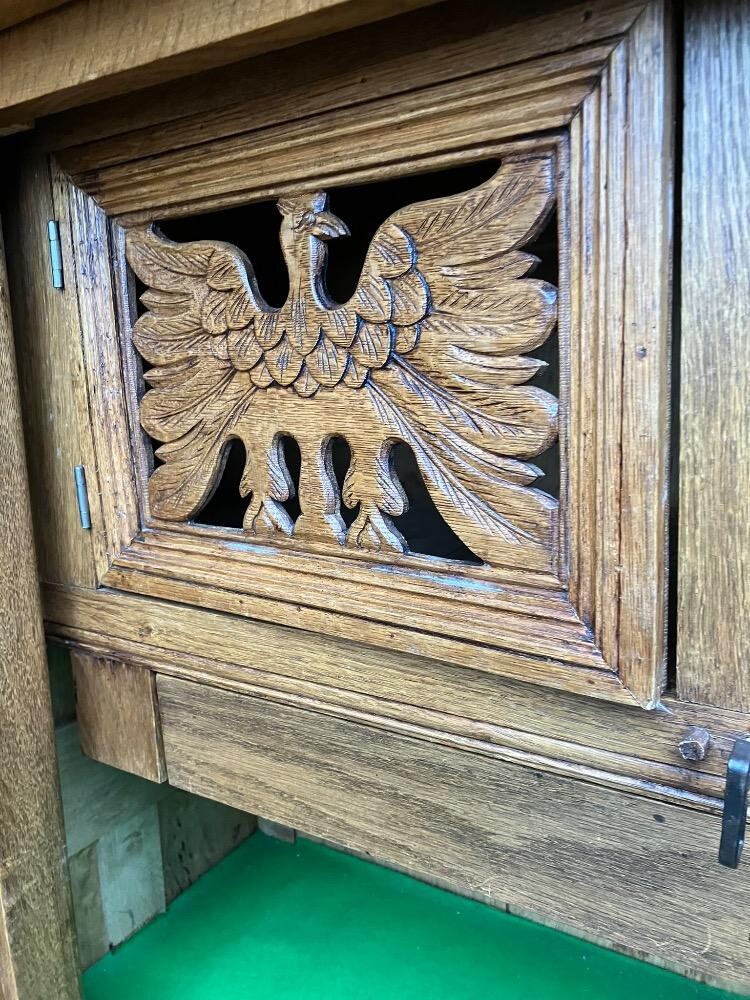 Armoire sculpté chêne réf 63/22